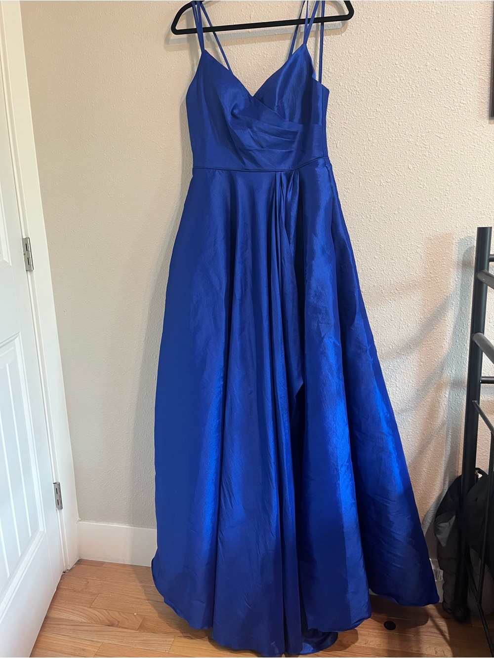 Alyce Paris Royal Blue Spaghetti Strap Prom Gown